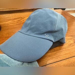 Lululemon Fast and Free Run Hat – Trench Blue / Reflective OS